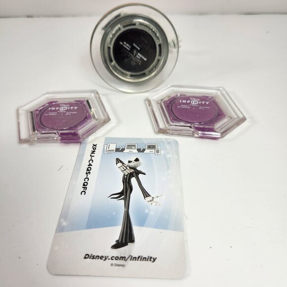 Disney Infinity Jack Skellington Power Disk and Card - Picture 6 of 6